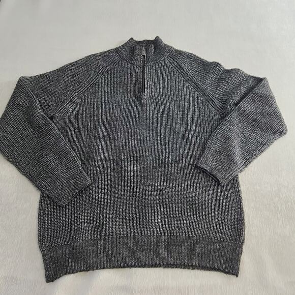 Alesbury Stitch Fix men's 1/4 zip up sweater size Large cabinecore office Cozy - Picture 6 of 10